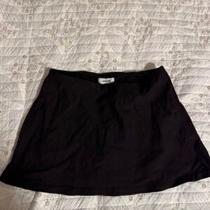 Garage Black Circle/Skater Mini Skirt